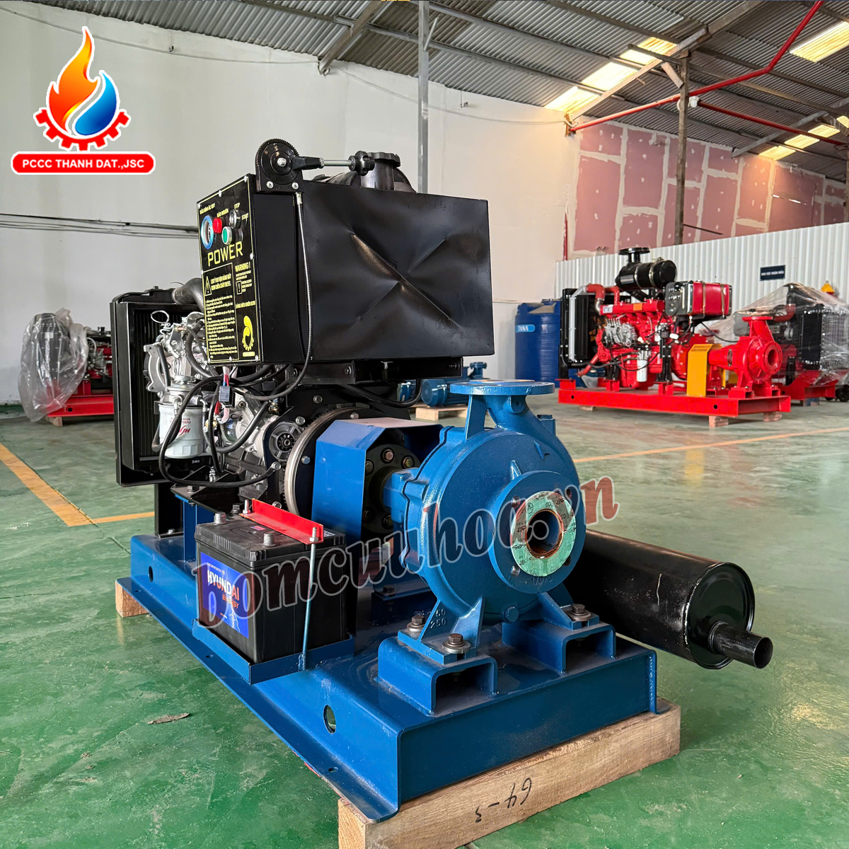 Máy bơm diesel trục rời 20HP 15KW Pentax CA50-250C