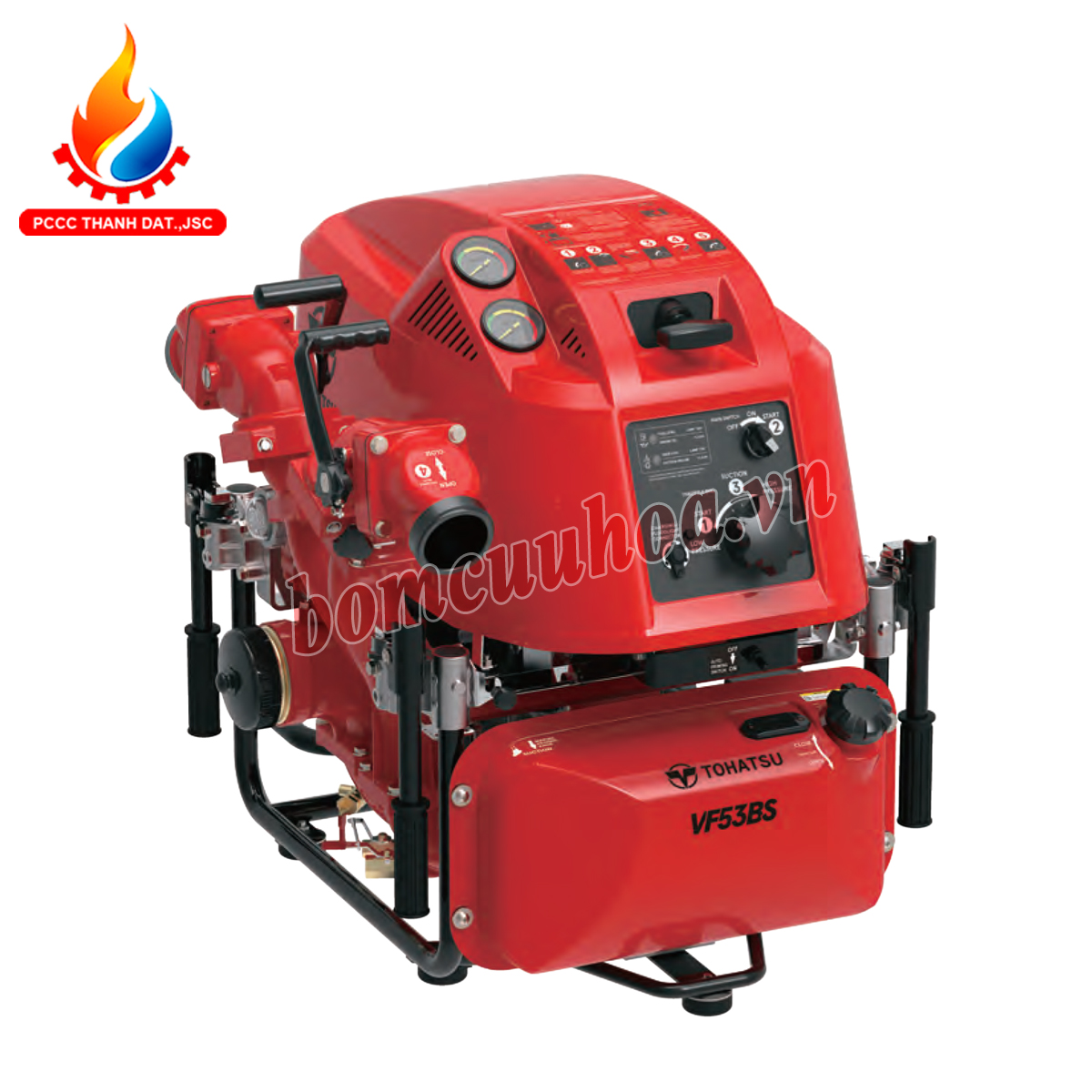Máy bơm chữa cháy xách tay Tohatsu VF53BS 22KW 30PS Máy bơm chữa cháy xách tay Tohatsu VF53BS 22KW 30PS